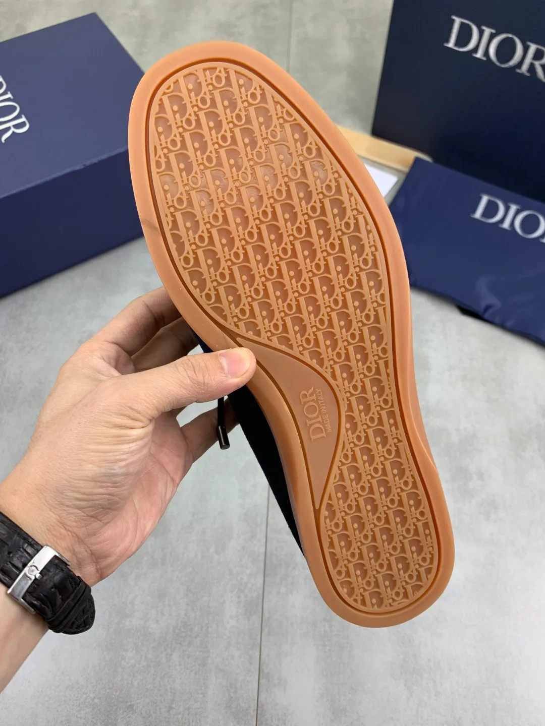 Men's Men's Shoes 💰P580 New Niuli💰High Version 💎💎💎Dior Original! Top Italian purchasing agent! Men's high-top business casual leather shoes, original imported calfskin upper, oiled edges, ultimate texture, gentleman style, imported cowhide lining inside, top-quality original Italian rubber outsole, first-class workmanship, top quality! Size: 39-44 (45 customized)